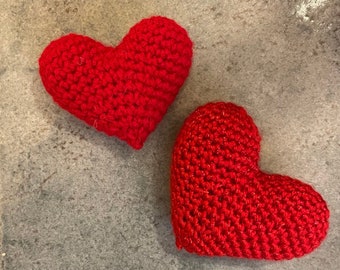 Handmade Crochet Stuffed Heart