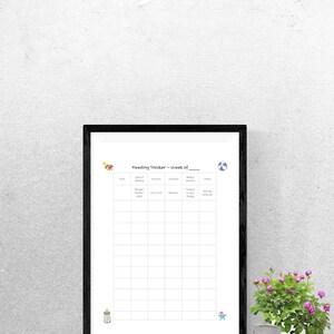 Baby Feeding Tracker Printable – 7-Day Log PDF | Weekly Baby Feeding Log | Baby Schedule Planner | Newborn Daily Log