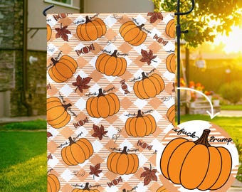 Subtle F*ck Trump Pumpkin Garden Flag, Political Home Flag Decor, Anti Trump Halloween Yard Flag, Anti Maga Fall Autumn Decor