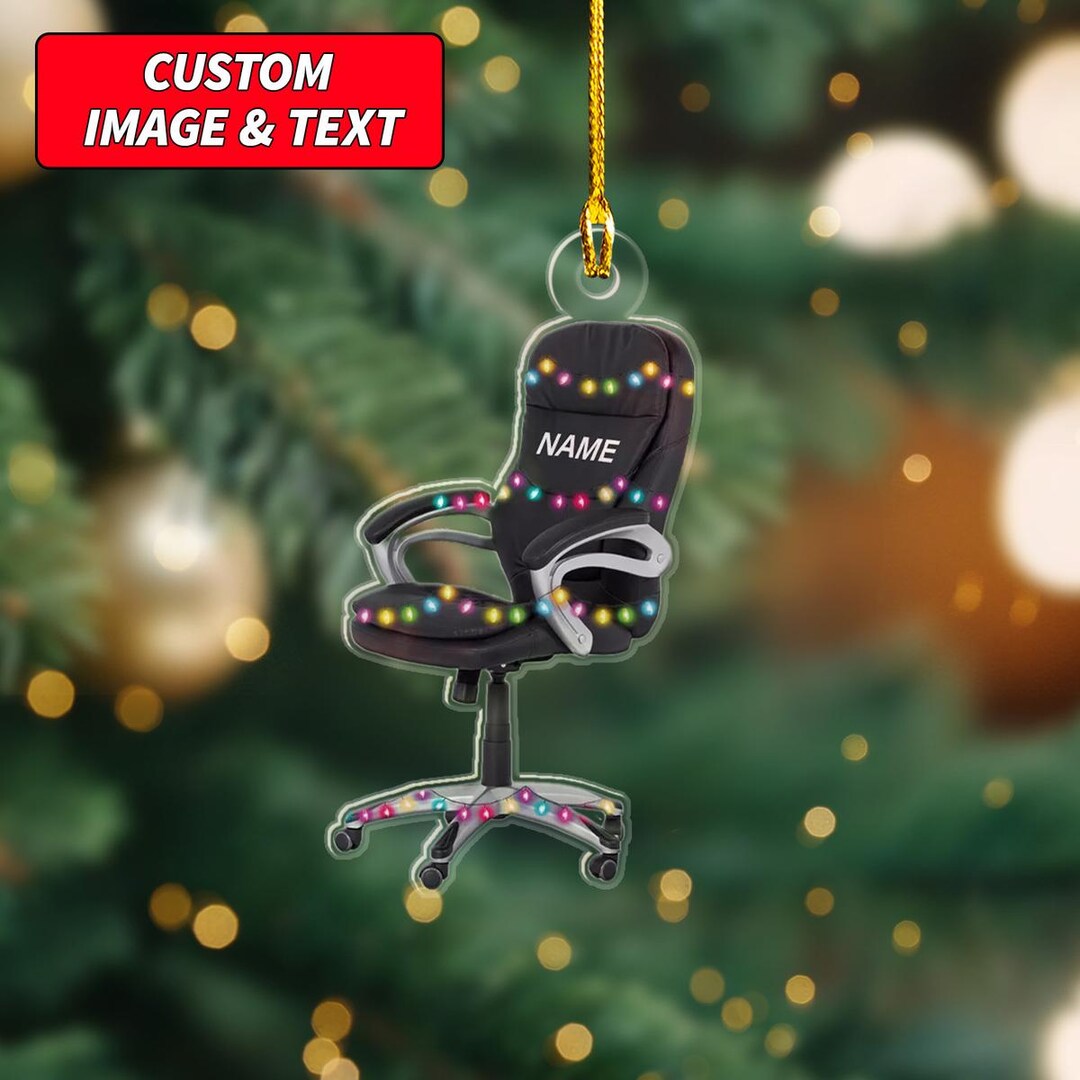 Personalized Name Office and Desk Chairs Swivel Chair Christmas
