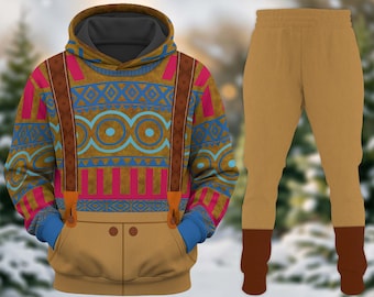 Shopkeeper Halloween Cosplay Costume Hoodie, Cartoon Shopkeeper Sweater, Friendly Shopkeeper Costume Sweatshirt, Xmas Shirt