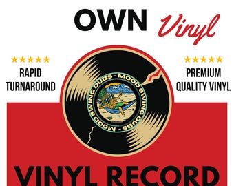 Custom Vinyl Record – Personalised Audio Record, Gift