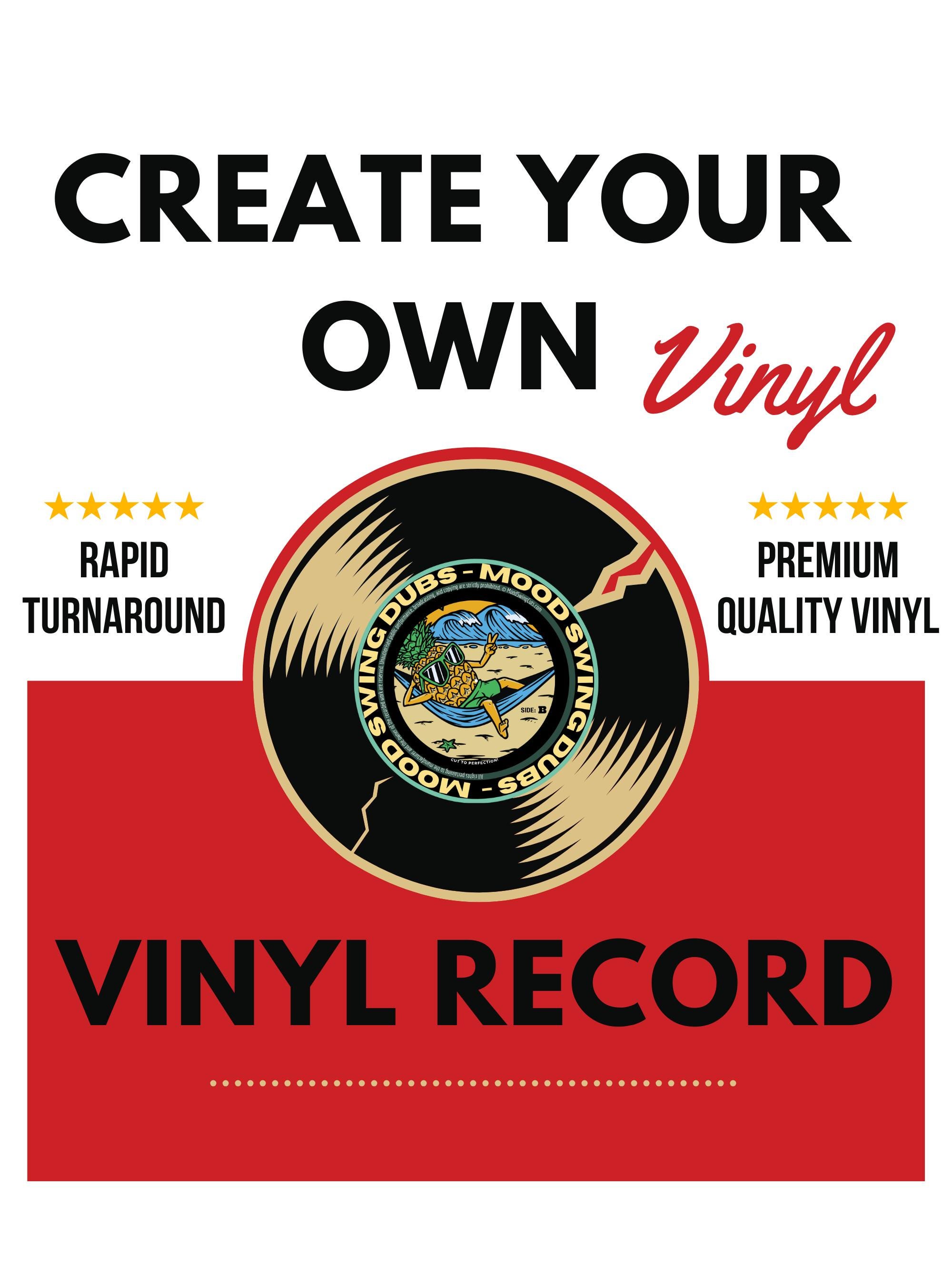 Custom Vinyl Record - Personalised Audio Record, Gift
