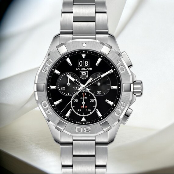 Refurbished Automatic Mechanical Black Watch for Men—A Gift for Men