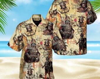 Star Wars Darth Vader Pirates Hawaiian Shirt, Darth Vader Vacation Shirt, Father's Day Gift, Aloha Shirt
