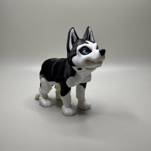 Husky - 3D Printed Flexi Articulated Toy Dog Lover