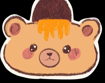 Honey bear sticker
