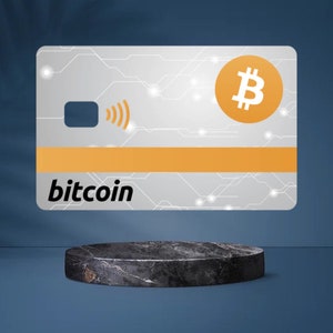Vinil de cartão de crédito Bitcoin