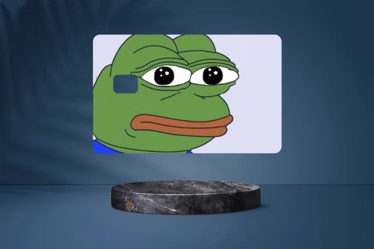 Buy Pepe Credit Card Vinyl Online in India - Etsy