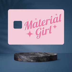 Material Chica Tarjeta De Crédito Vinilo