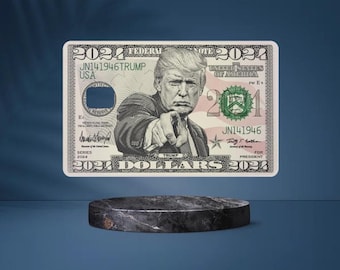 Trump Dollar Kreditkartenvinyl