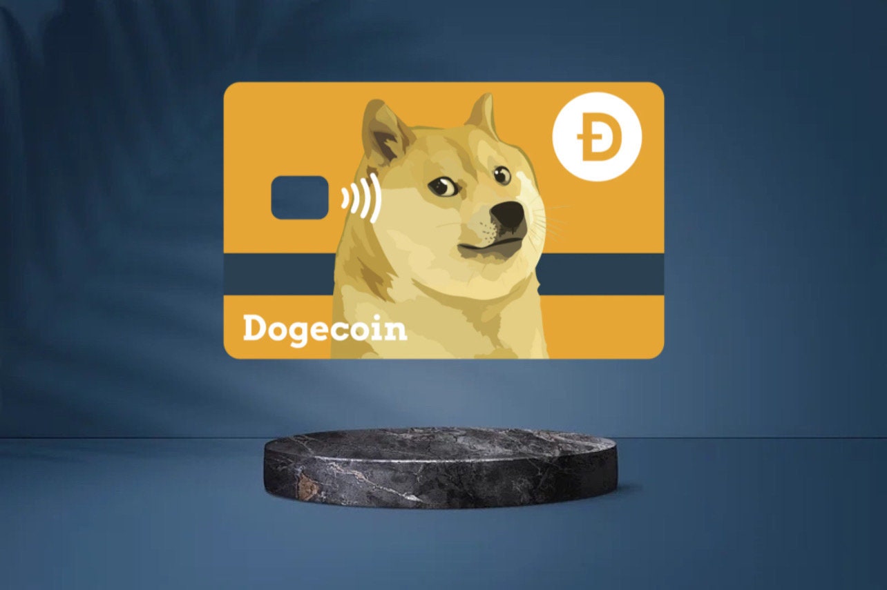 Doge Coin Card - Etsy