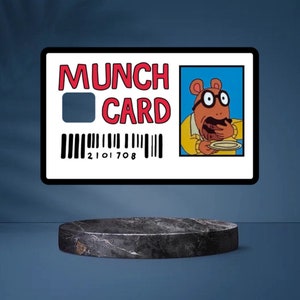 Vinilo de tarjeta de crédito Munch