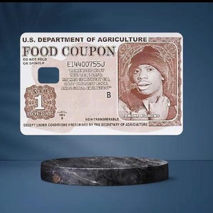 Cupón de comida Tarjeta de crédito Vinilo