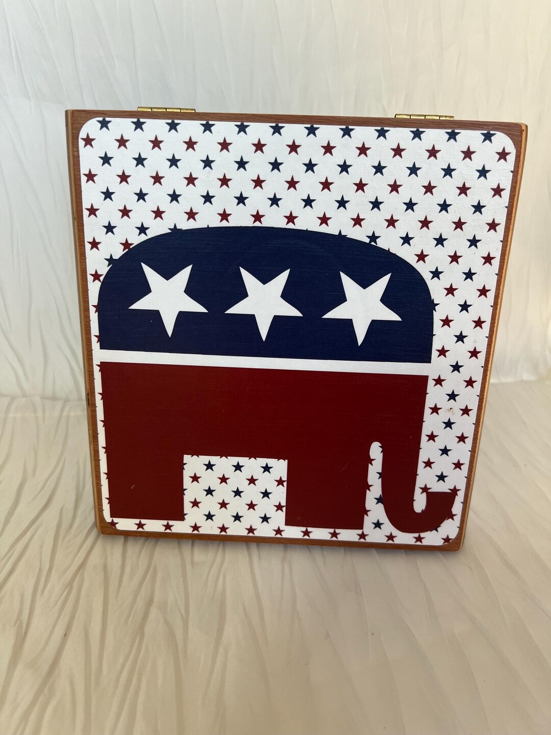 Republican Wooden Cigar Box - Etsy