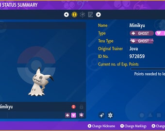 Mimikyu splendente legittimo