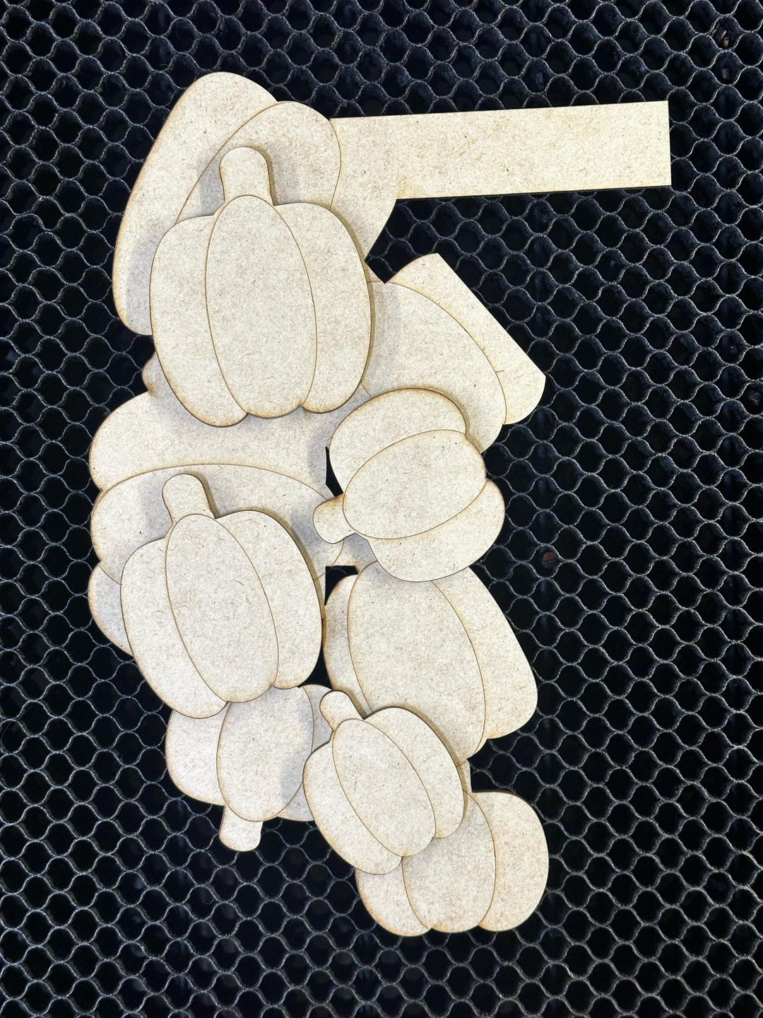 Pumpkin Cascade Insert | DIY Interchangeable Door Hanger, Wood Blank - Etsy