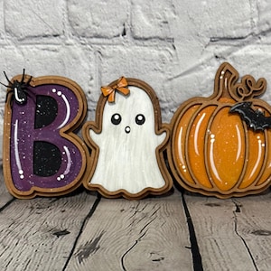 DIY BOO Shelf Sitter | DIY Wood Crafts | Wood Blanks | Home Decor | Halloween Decor | Grapevine Cre8tions