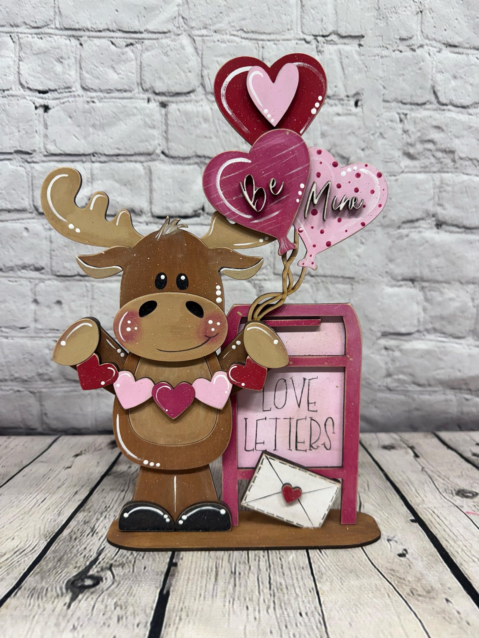 Valentine's Day Moose DIY Kit | DIY | Unfinished Wood Craft Blanks ...