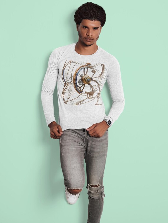 K#406 - Unisex long-sleeved shirt | Modern long-sleeved shirt | Stylish casual shirt
