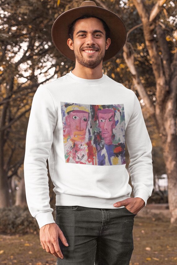 K#409 - Abstract Art Sweatshirt – Creative Unisex Style