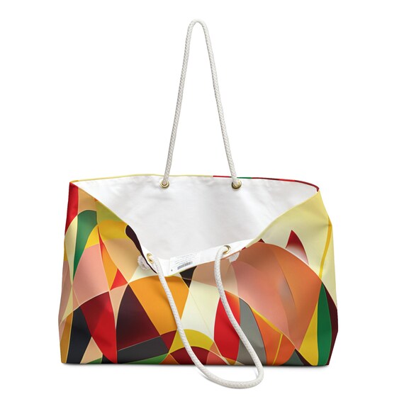 Colorful Shopper Bag – Abstract Design for Everyday and Leisure