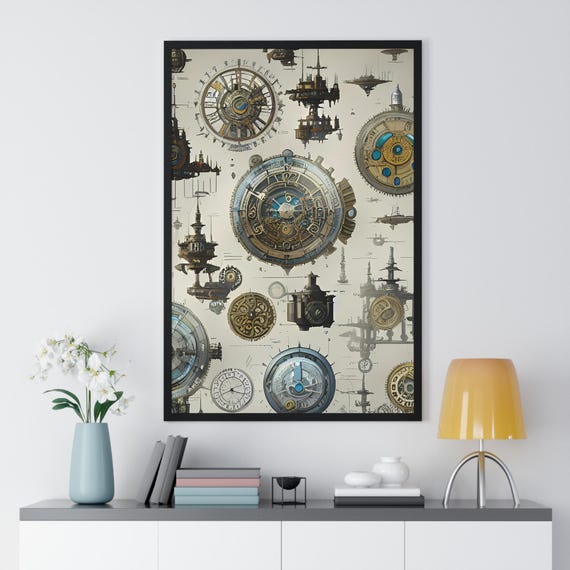 Steampunk Clockwork Art – Mechanical Design for Modern Walls