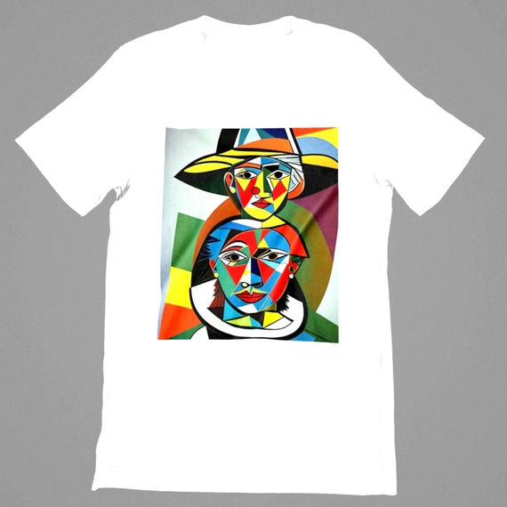 K#130 - Modern Art T-Shirt | Colorful Streetwear Shirt with Abstract Design | Unisex Fashion