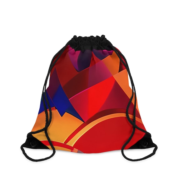 Gym bag – Abstract design in bright colors for everyday life & sports