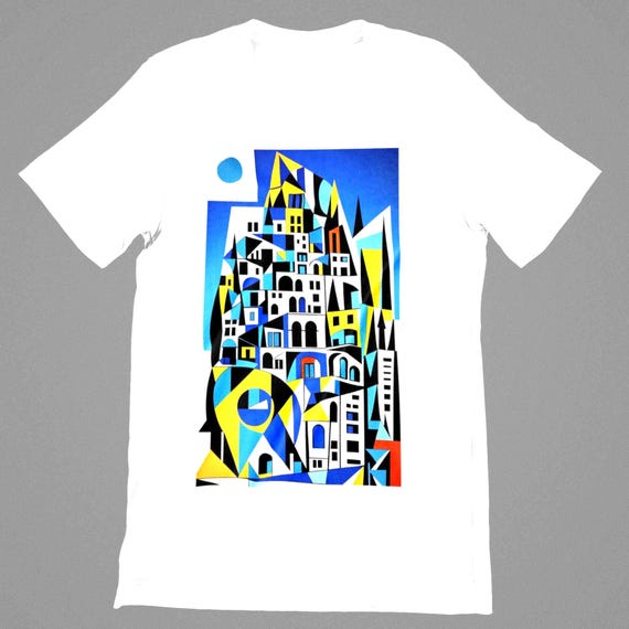 K#121 - Abstract Architecture T-Shirt | Modern City Design | Unisex Art Shirt