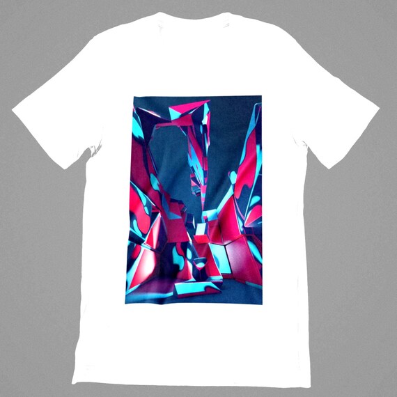 k#168 - Unisex T-shirt with 3D street style print – trendy urban fashion look