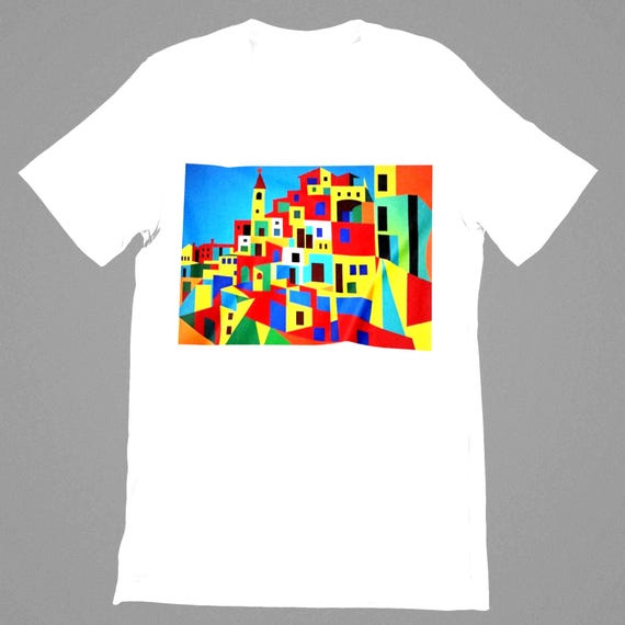 K#138 - Trendy T-shirt for women and men | Colorful streetwear shirt | Fashionable urban look