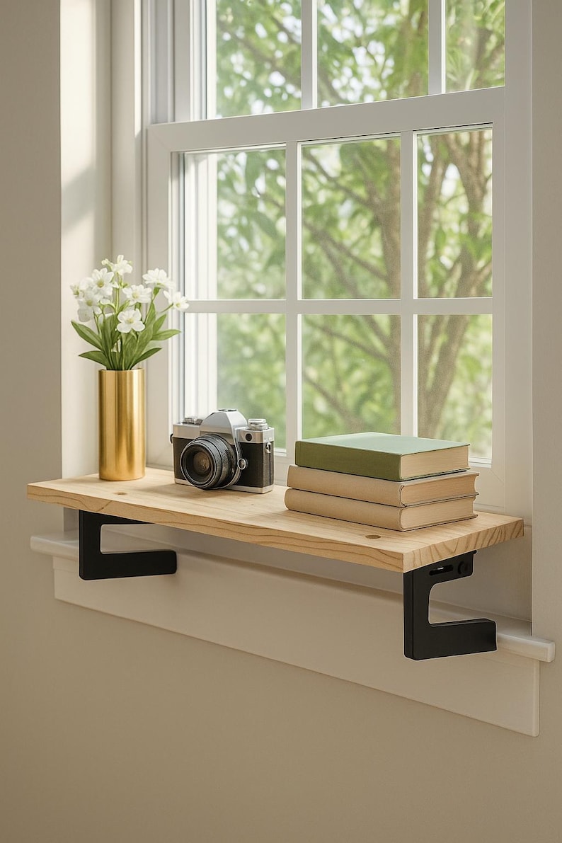 Windowsill Shelf Extender | Clever Cat Bed: - No Screws, Easy Mounting, Happy Cats! image 3