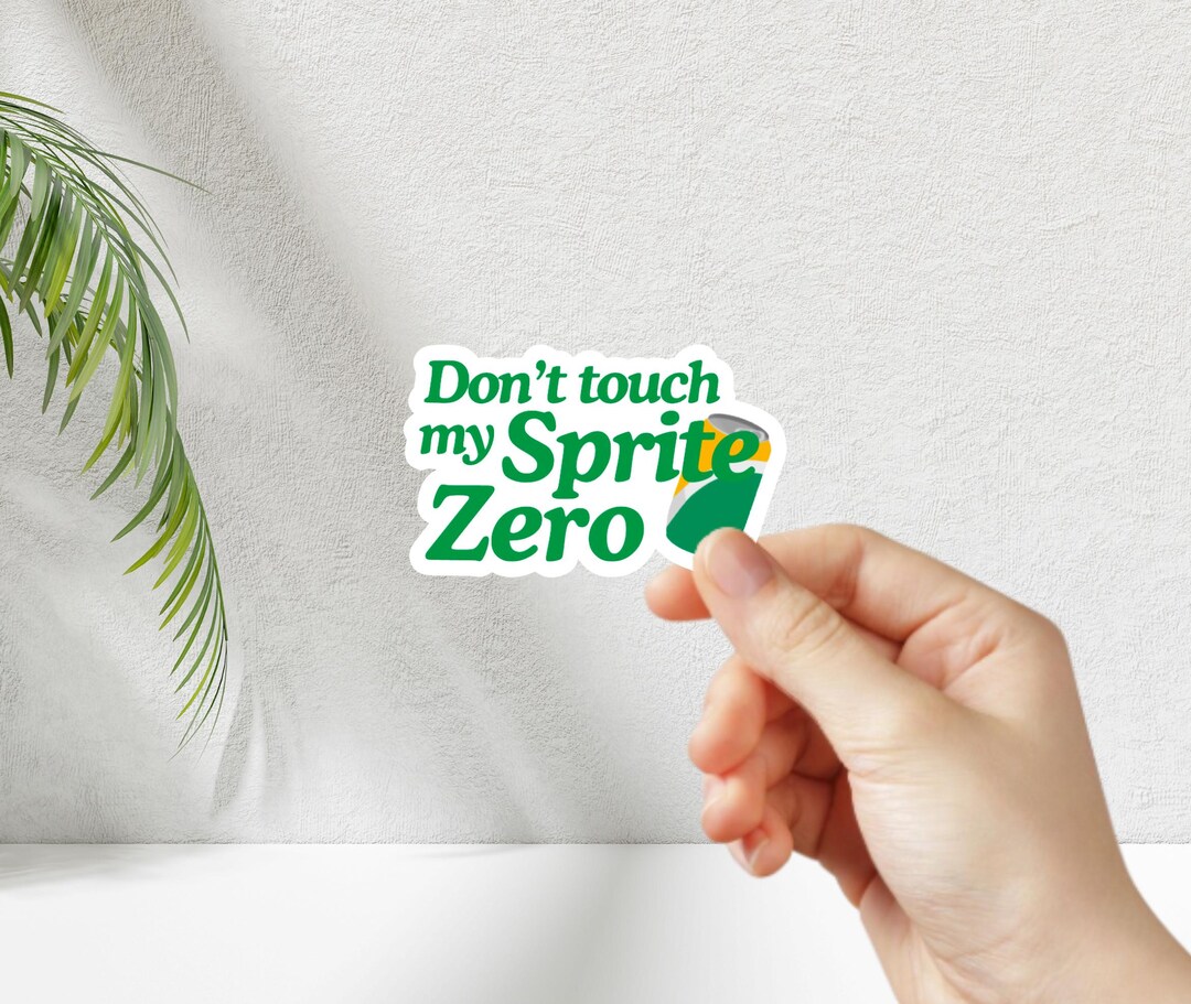 Sprite Zero Sticker: Water Resistant Matte Vinyl Decal - Etsy
