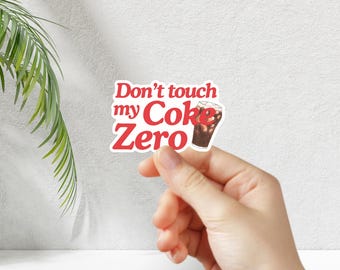 Coke Zero Sticker: Water Resistant Matte Vinyl Decal