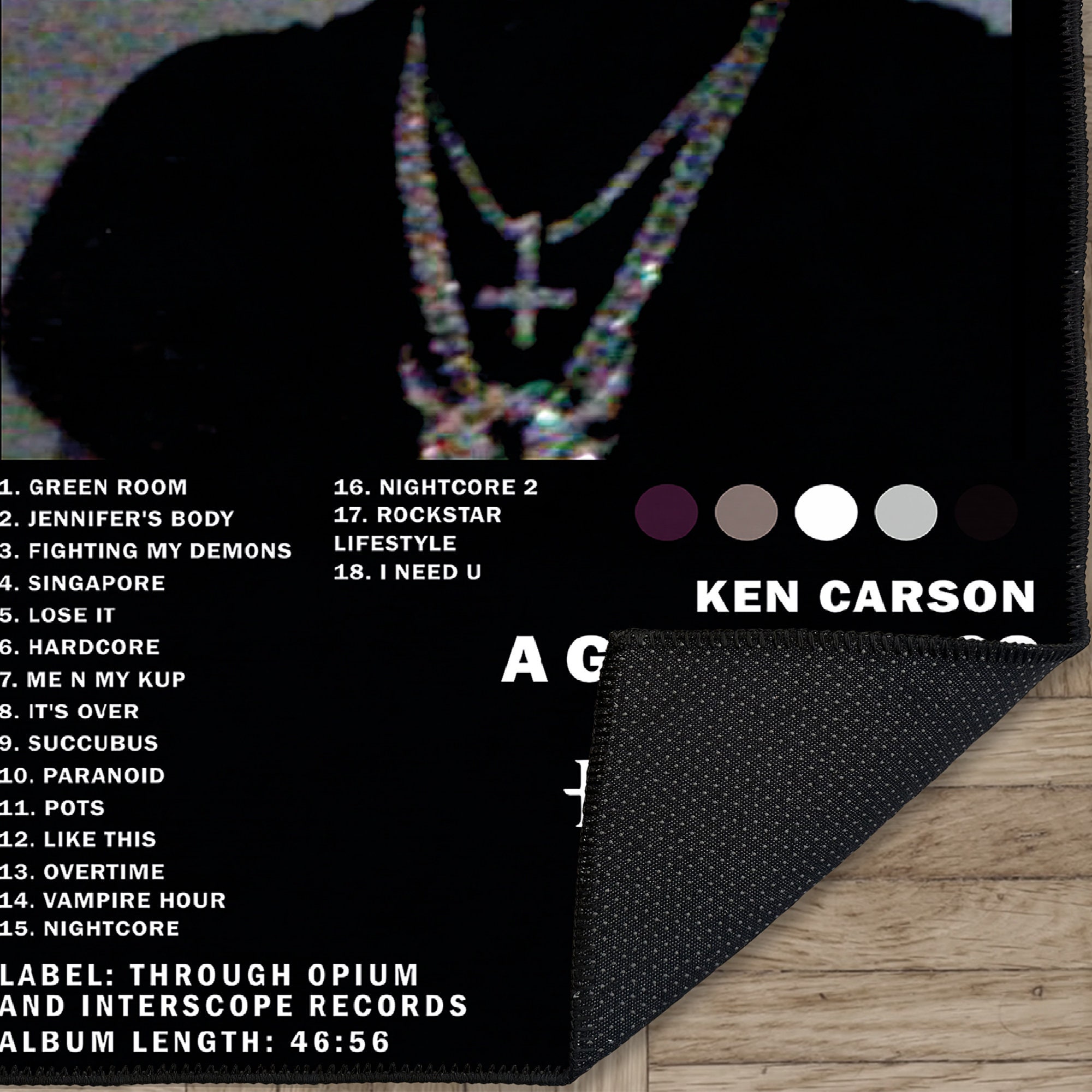 Ken Carson Album Cover Rug, Album Cover Rug, Indoor Rug, Area Rugs