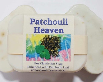 Pains de savon bio naturels faits main Patchouli Heaven Huile essentielle végétalienne Parfum naturel Nourrissant Peau sensible Hydratant sain