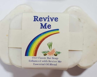 Revive Me Handmade Natural Organic Soap Bars Vegan Essential Oil Naturally Scented Nourishing Sensitive Skin Moisturizing Healthy