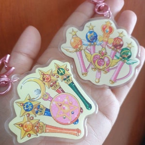 Sailormoon Wand Keychains