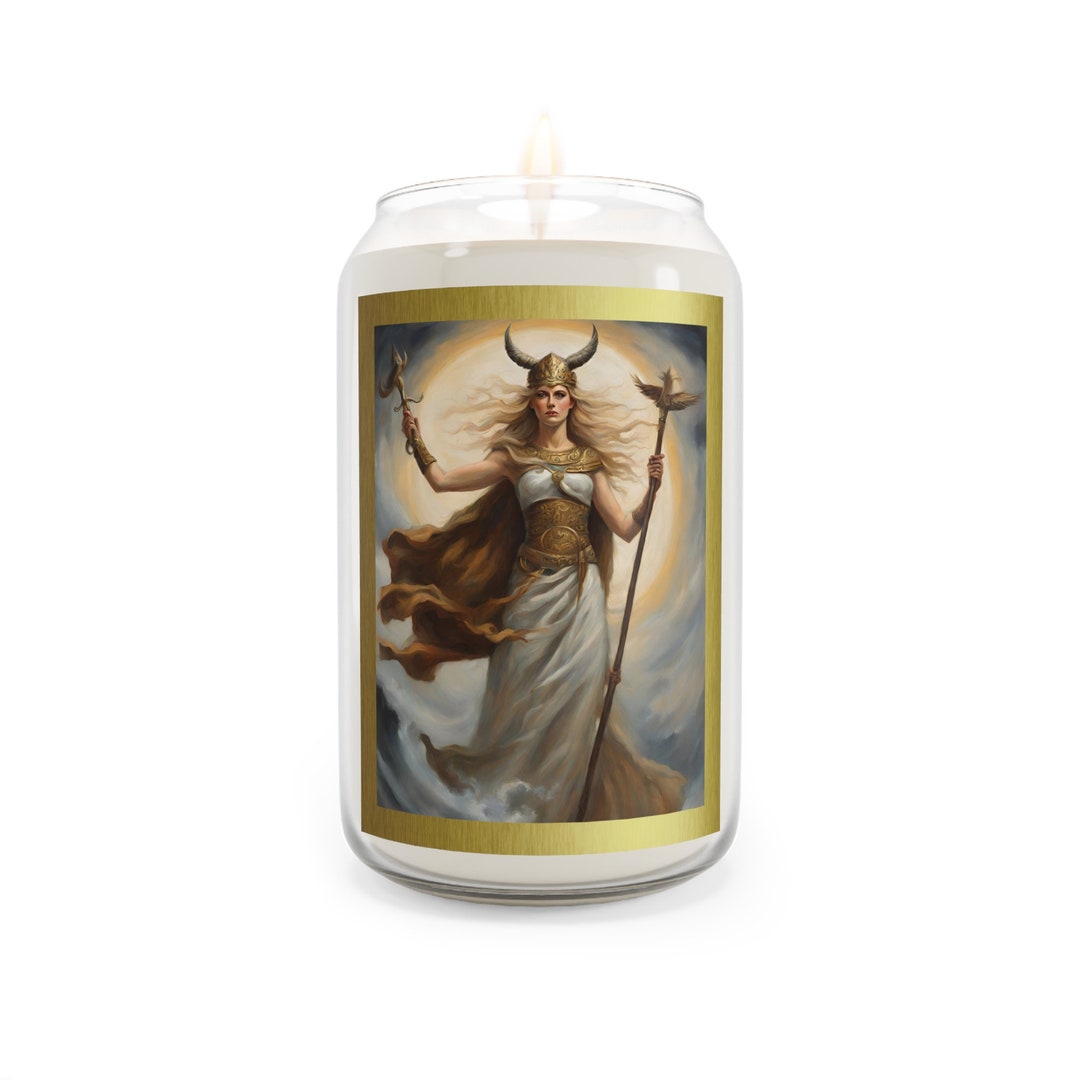 Freya Norse Goddess Candle Scented 13.75oz Etsy
