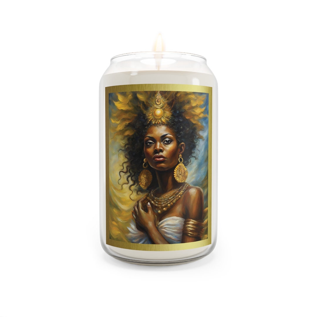Oshun Yoruba Goddess Candle Scented 13.75oz Etsy