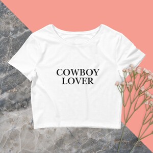 Cowboy Lover - Women’s Crop Tee