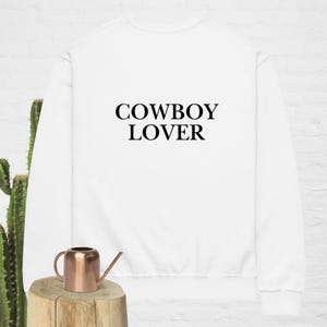 Cowboy Lover - Sweatshirt mit Rundhalsausschnitt
