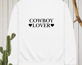 Cowboy Lover Hearts - Crew neck sweatshirt