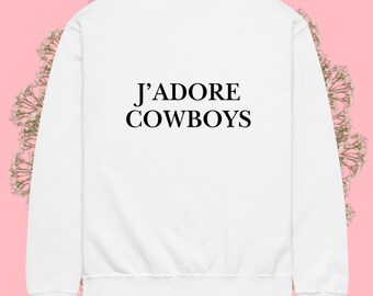 J'Adore Cowboys - Crew neck sweatshirt