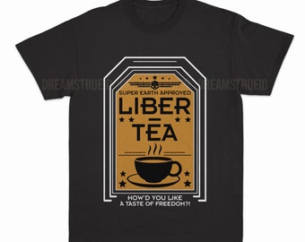 Liber-Tea Helldivers 2 PNG SVG AI, Descarga instantánea, Descarga digital