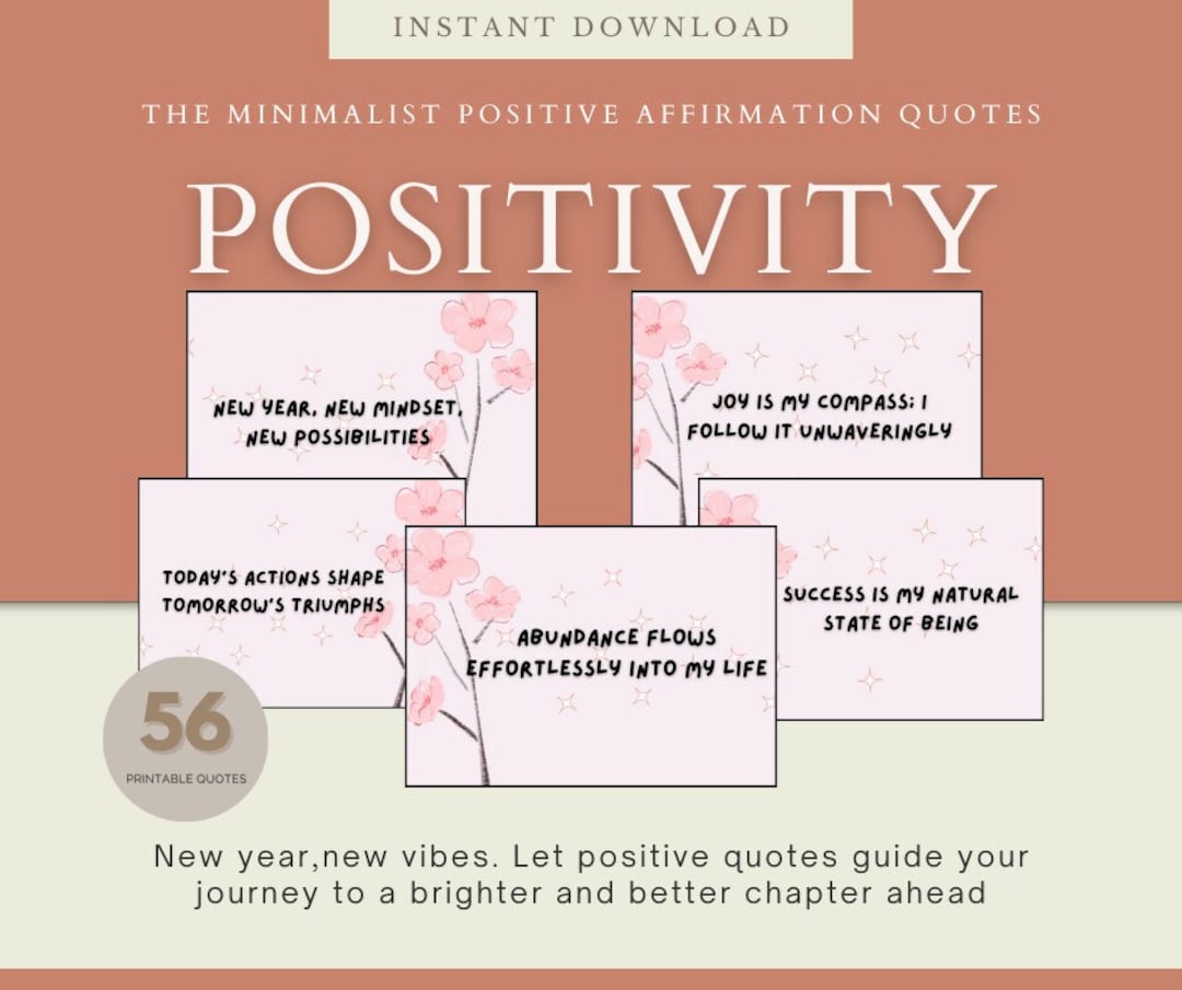 Printable Positive Affirmation Quotes