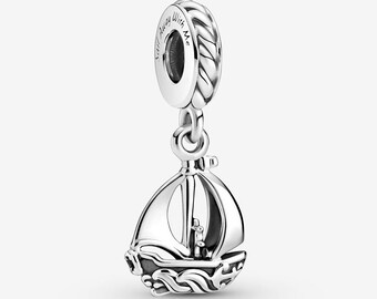 Segelboot Charm, S925 Sterling Silber Charms für Armband, Patronus Charm, Charm für Armband Halsketten, Geschenk für sie