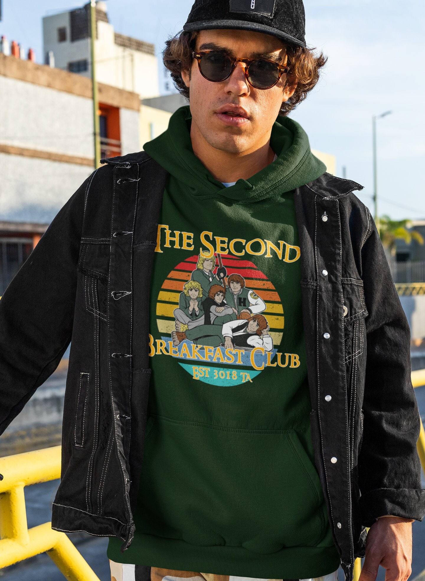 Second Breakfast Club Hoodie LOTRS Hobit Tshirt Retro Vintage - Etsy