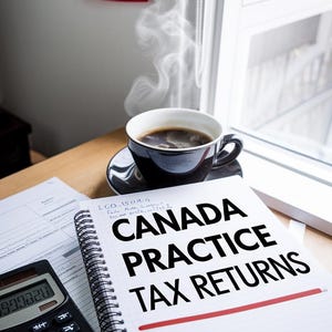 Canadian Practice Tax Returns Bundle – Scenarios + 2025 Taxation Updates
